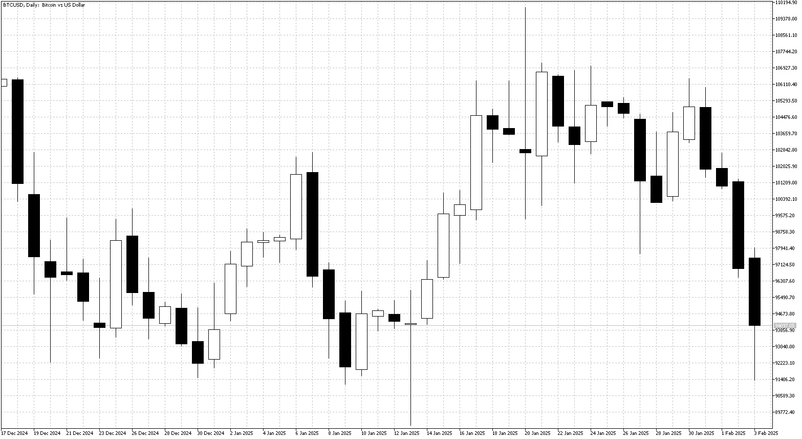 Bitcoin Daily Chart Feb 3