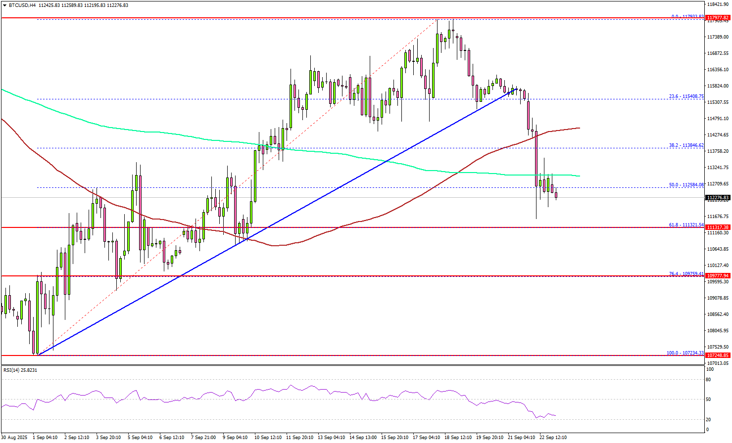 Bitcoin Retreats – Market Fears More Pain If Key Level Fails