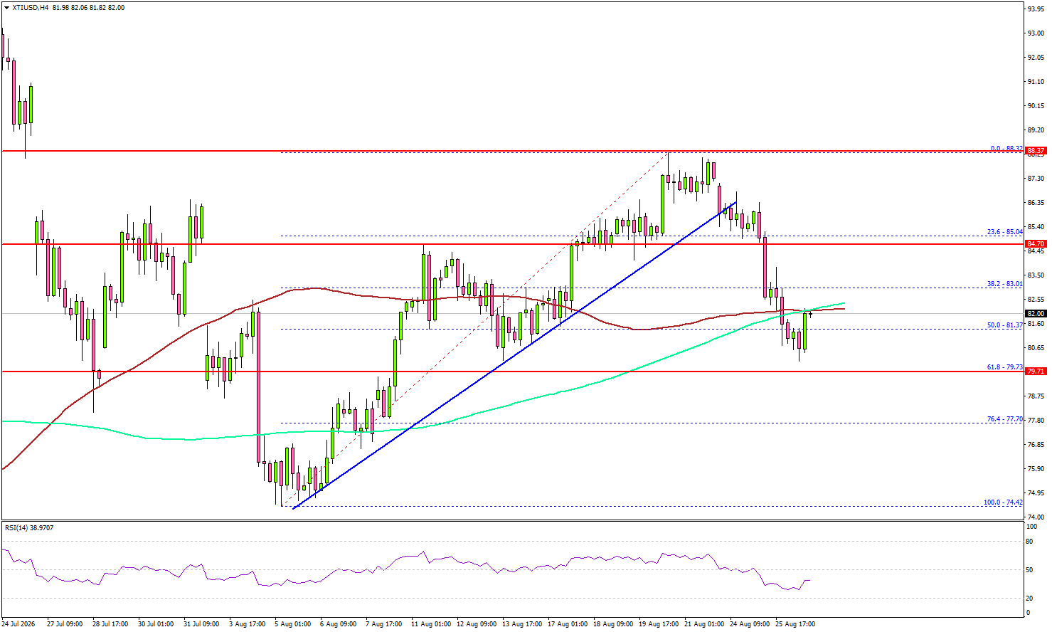 WTI Crude Oil Gives Back Gains—Can Buyers Hold The Line?