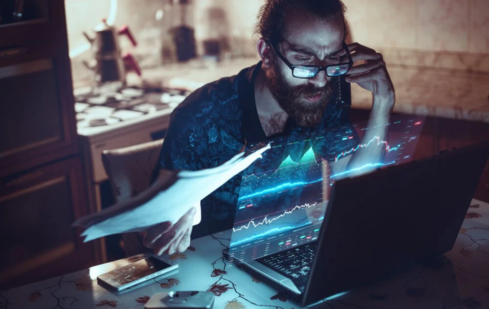 Trader starting with small capital and gradually growing account through disciplined trading