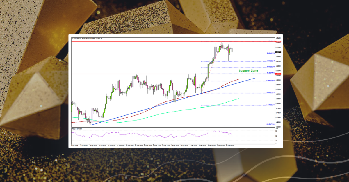 Gold Price Faces Hurdle Near $1,850, US CPI Next