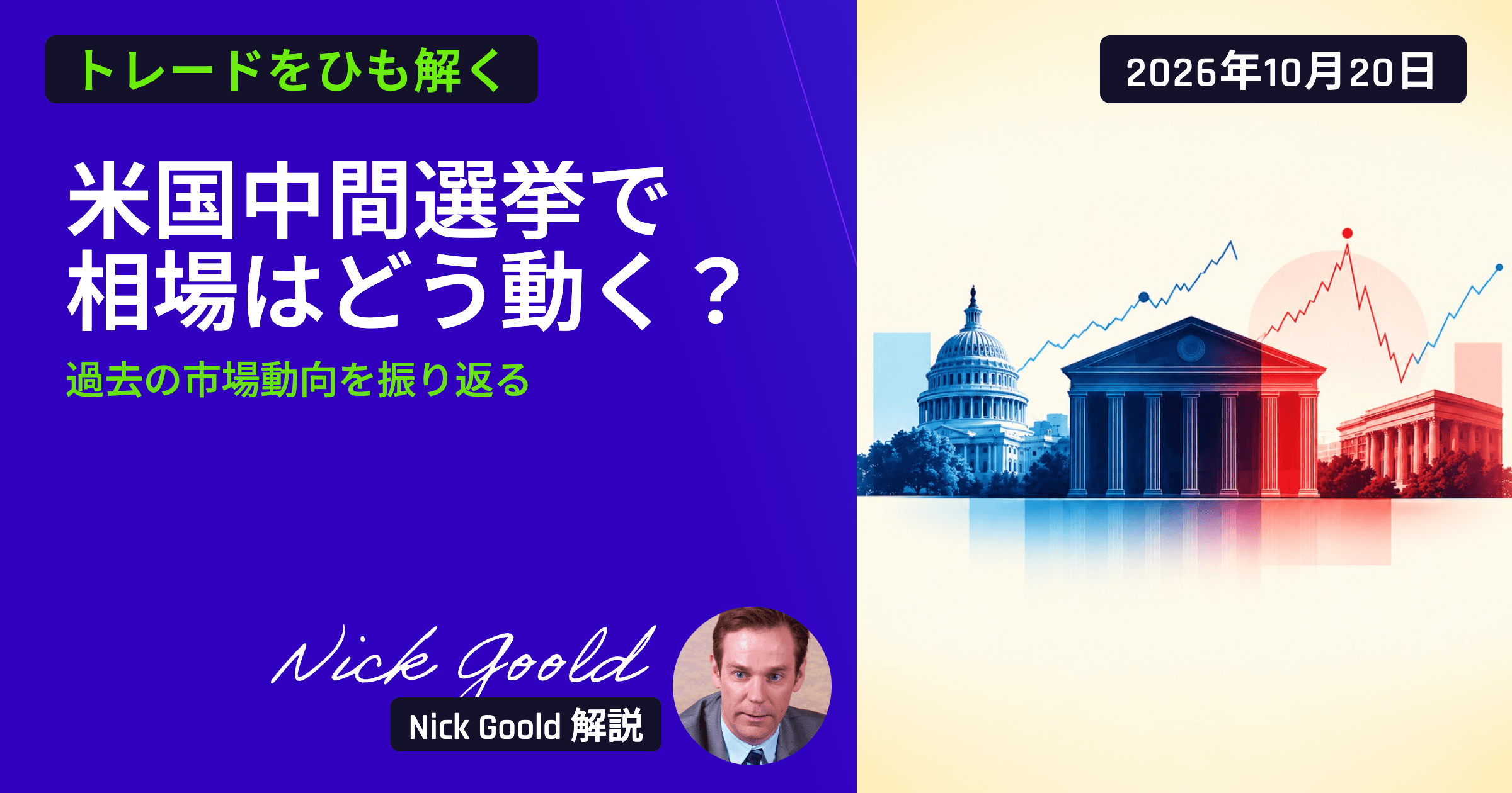 米国中間選挙で相場はどう動く？過去の市場動向を振り返る