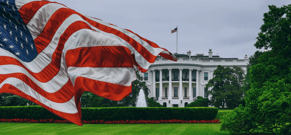 Whitehouse USA Flag