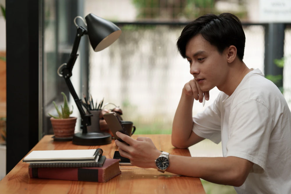 Trader patiently observing charts and waiting for a high-quality trade setup