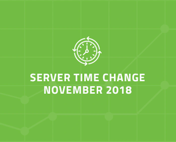 Server Time Change November 2018