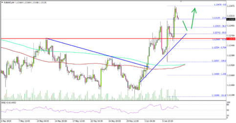 EUR/USD Turned Short Term Bullish, Could Surpass 1.1350